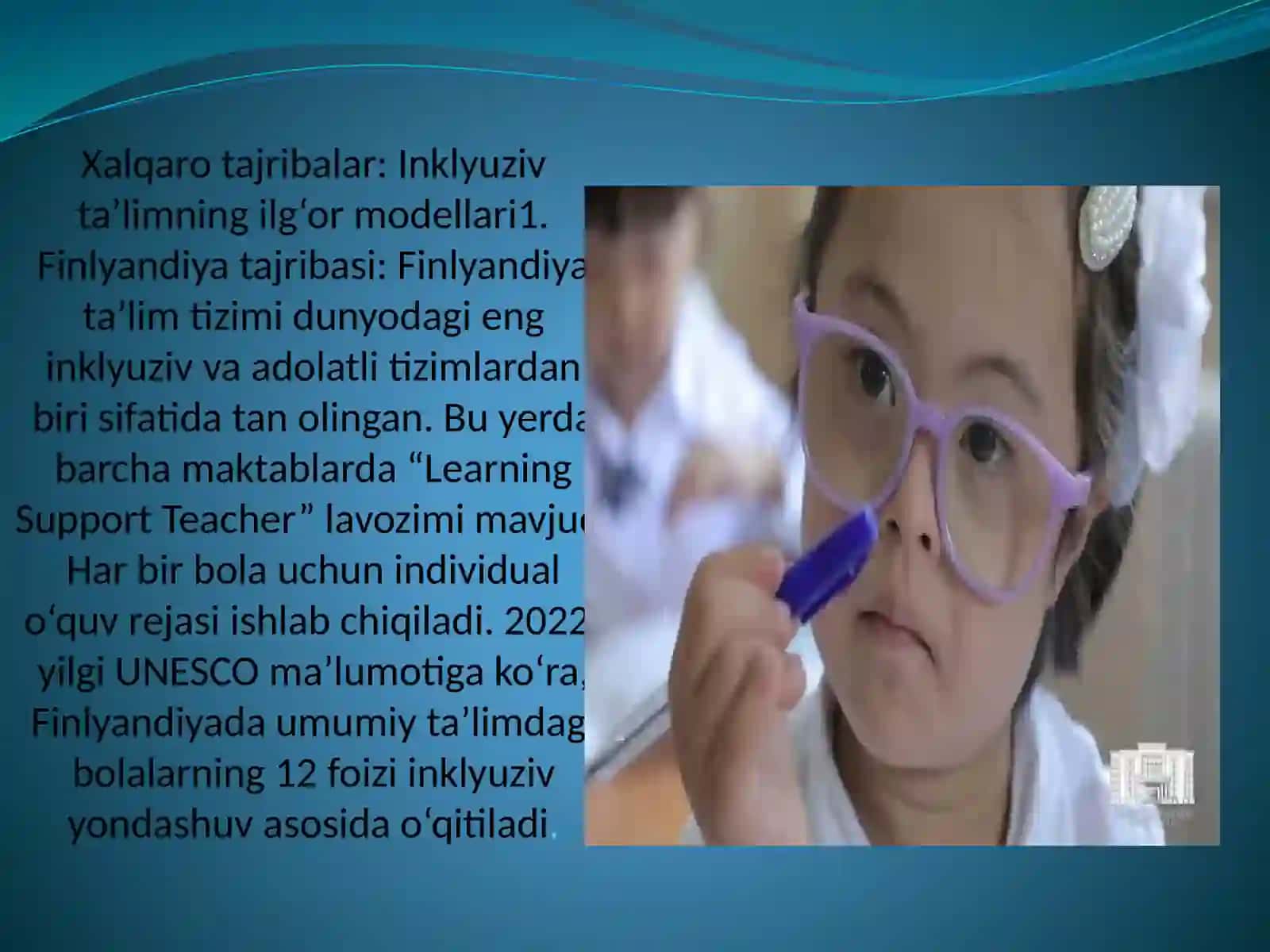 "INKLYUZIV TA’LIM. MUAMMO VA YECHIMLAR" 4