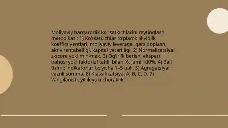 Reyting Baholash Metodikasi 4