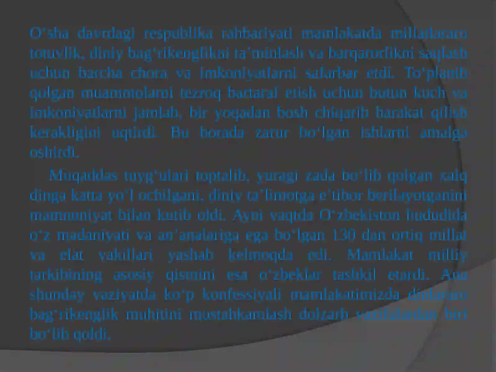 Dunyo dinlari tarixisana 4