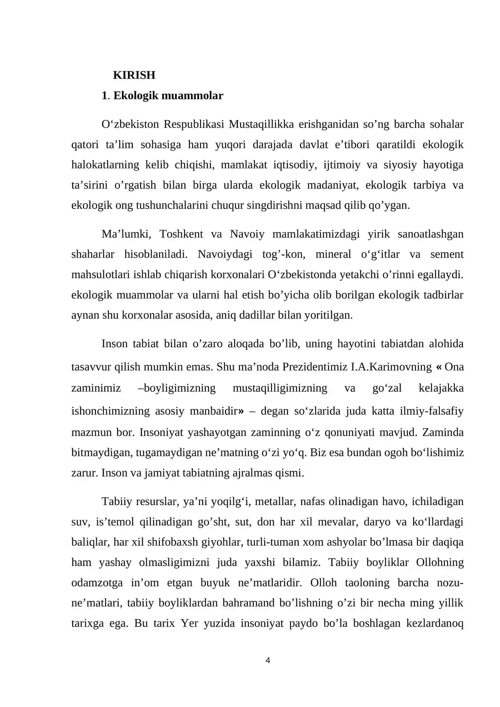 Global ekologik muammolar 4