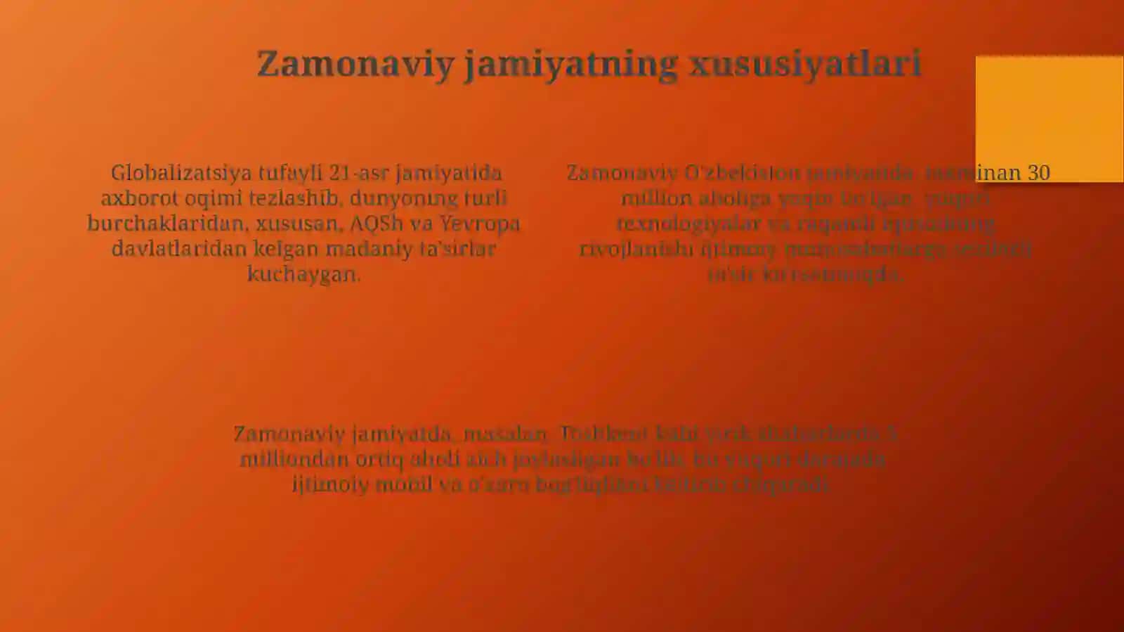Jamiyatning Umumiy Tushunchasi 4