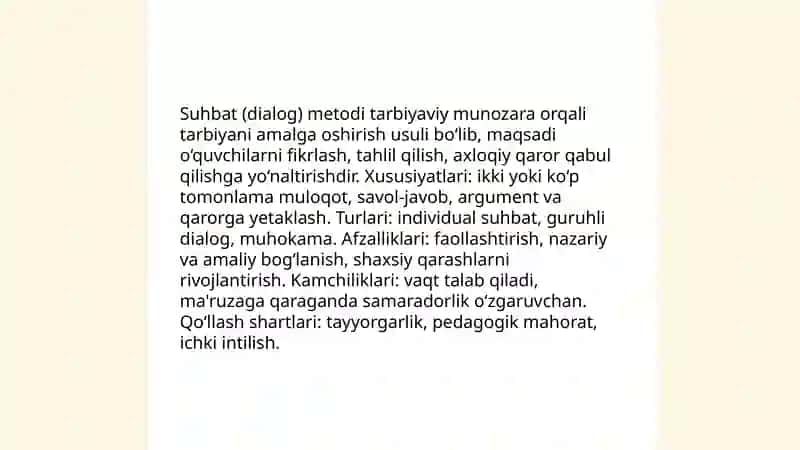 Tarbiyaning umumiy metodlari 4