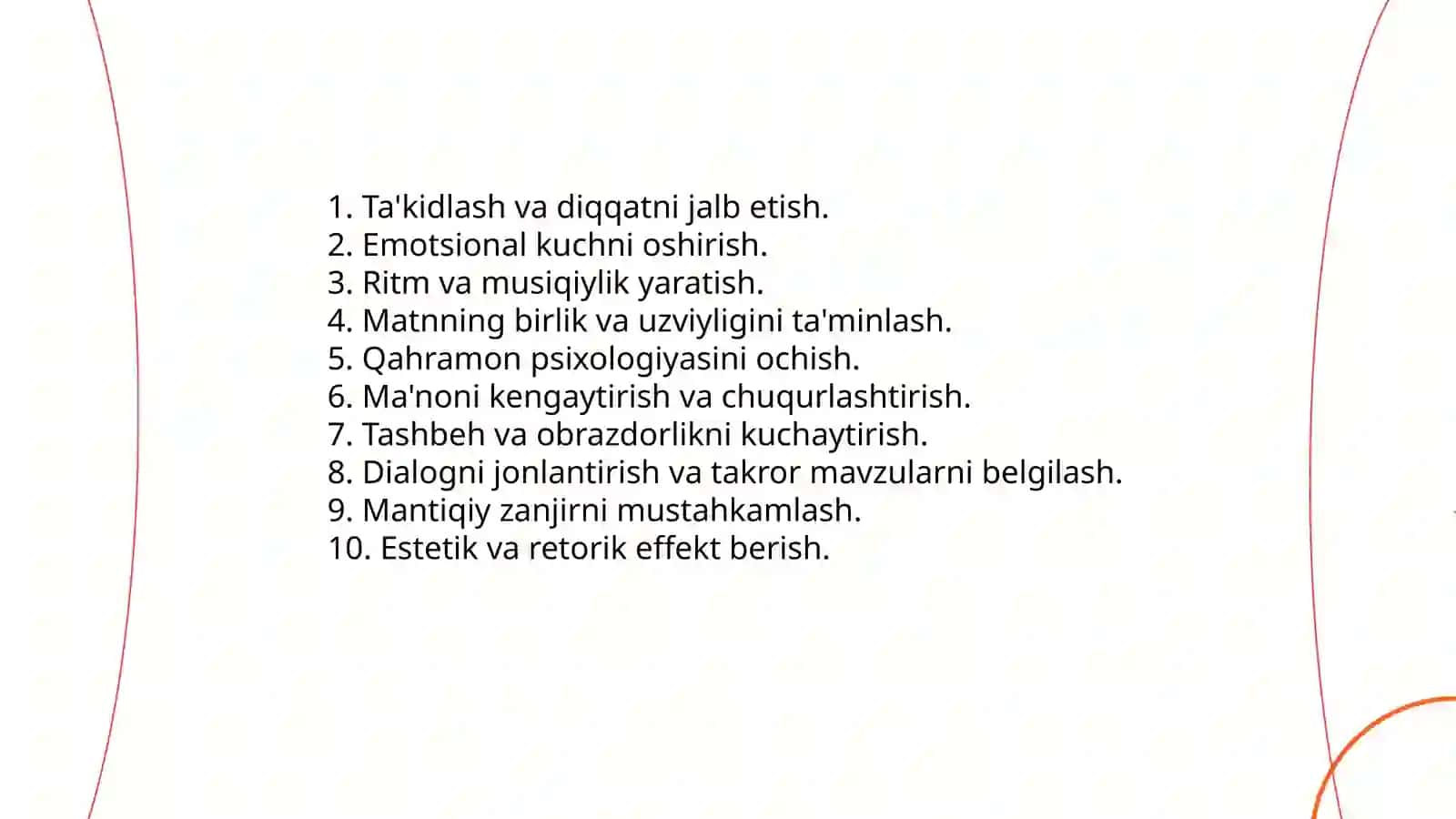 Badiiy matnda sintaktik takror 4