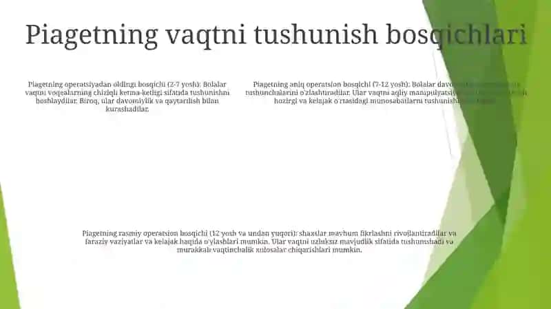 Bolalarda Vaqt Tasavvurlarini Shakllantirish 4