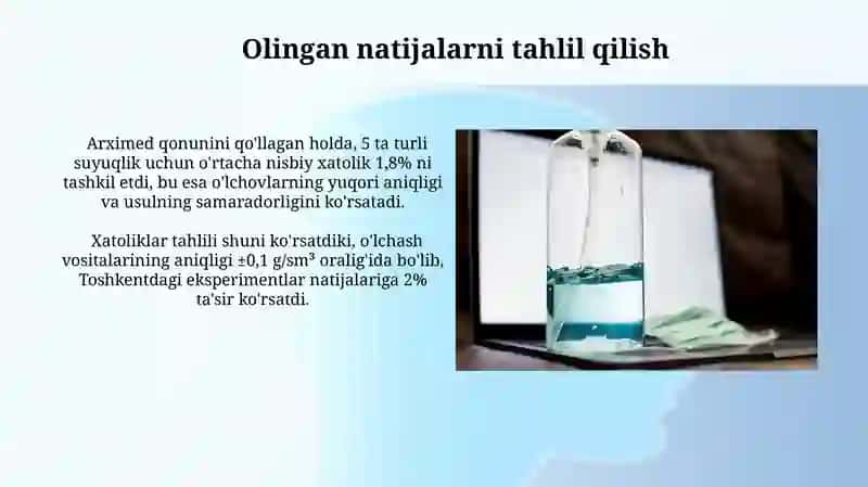 Arximed Qonunini O'rganish 4