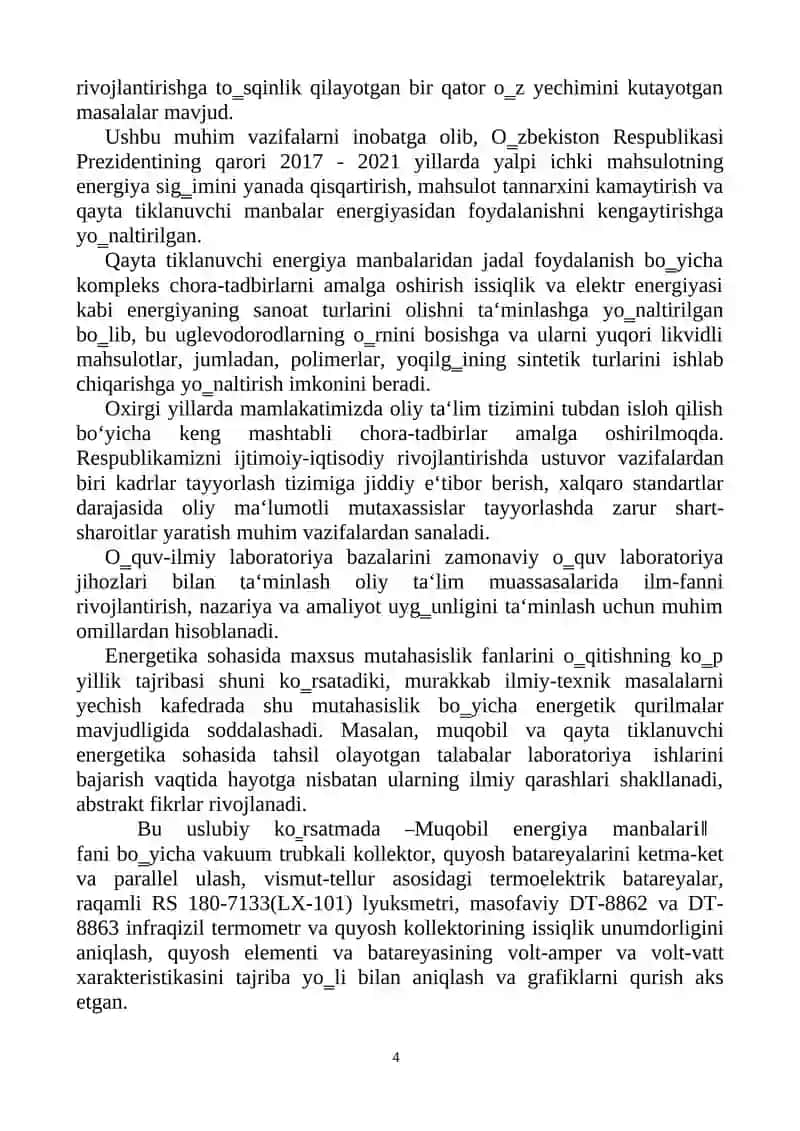 Muqobil energiya manbalari 4