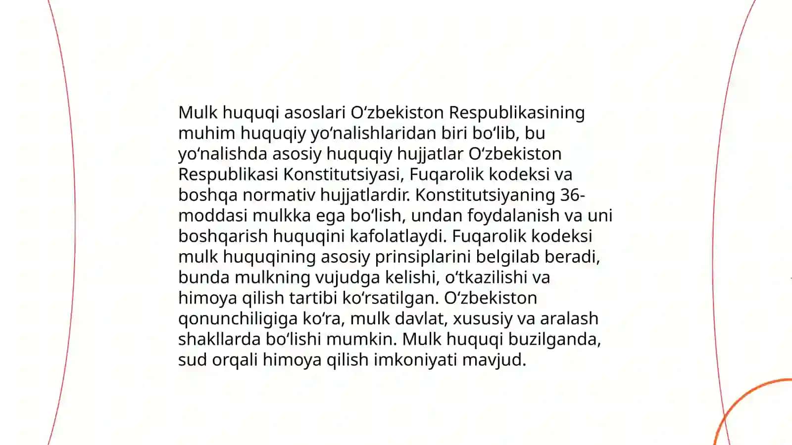 Mulkchilik munosabatlari va uning jihatlari 4