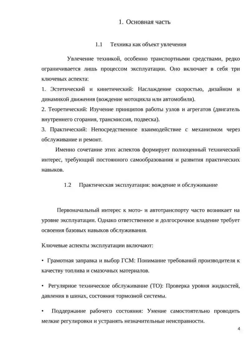 Реферат на тему: «Моё хобби и мои увлечения» 4