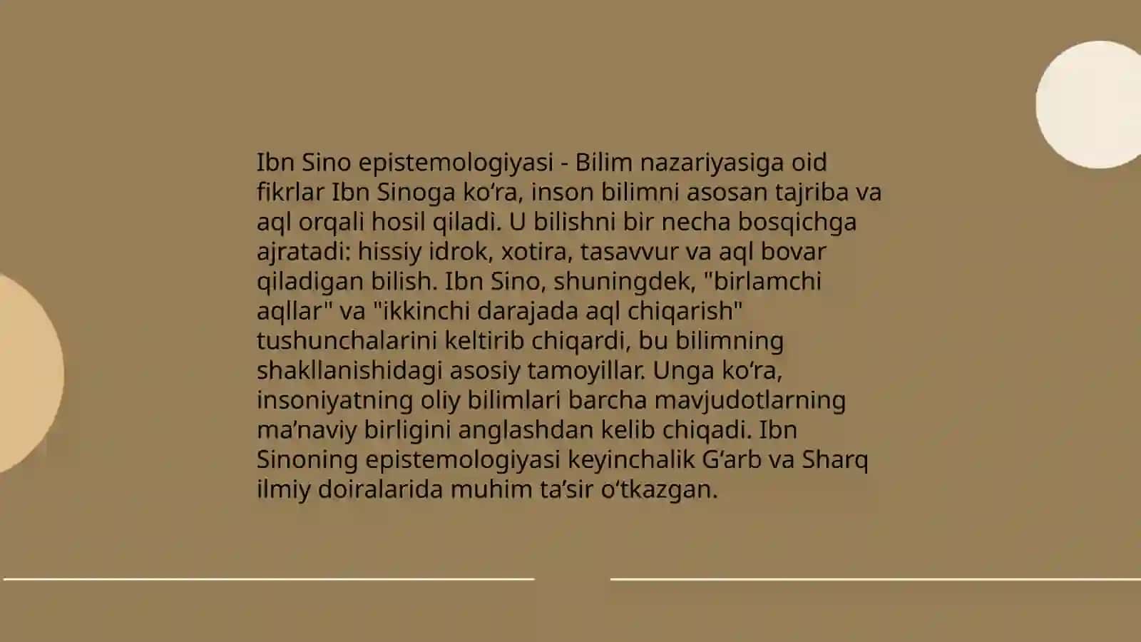 Ibn Sinoning falsafiy qarashlari 4