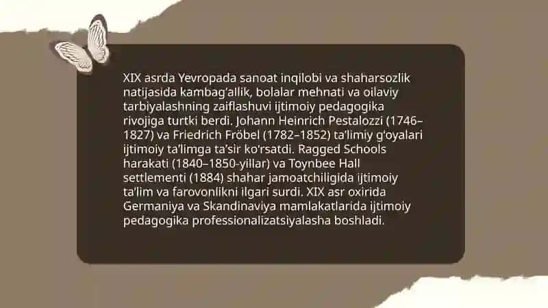 Xorijda ijtimoiy pedagogikaning rivojlanish tarixi 4