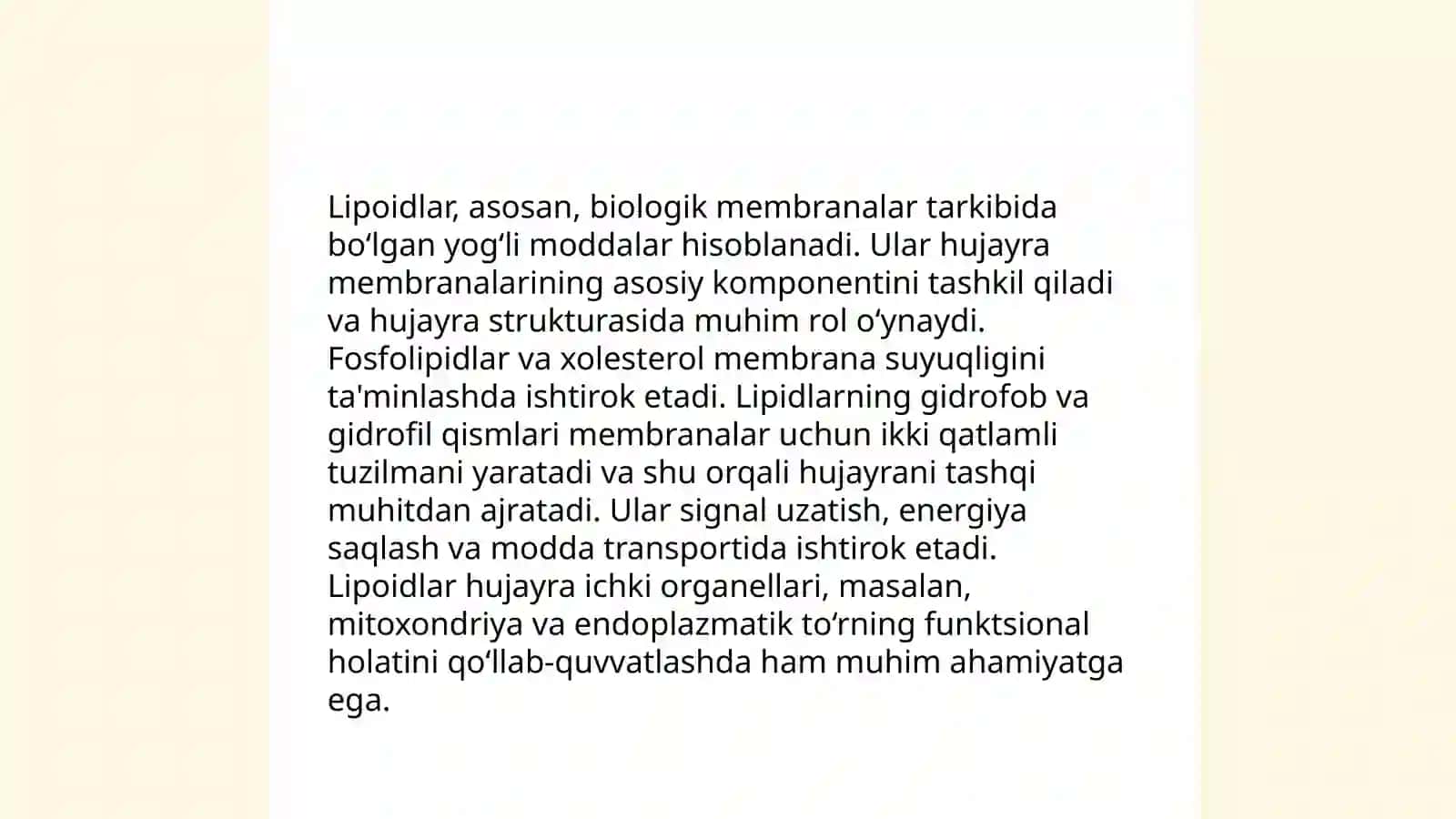 Hujayraning kimyoviy tarkibi 4