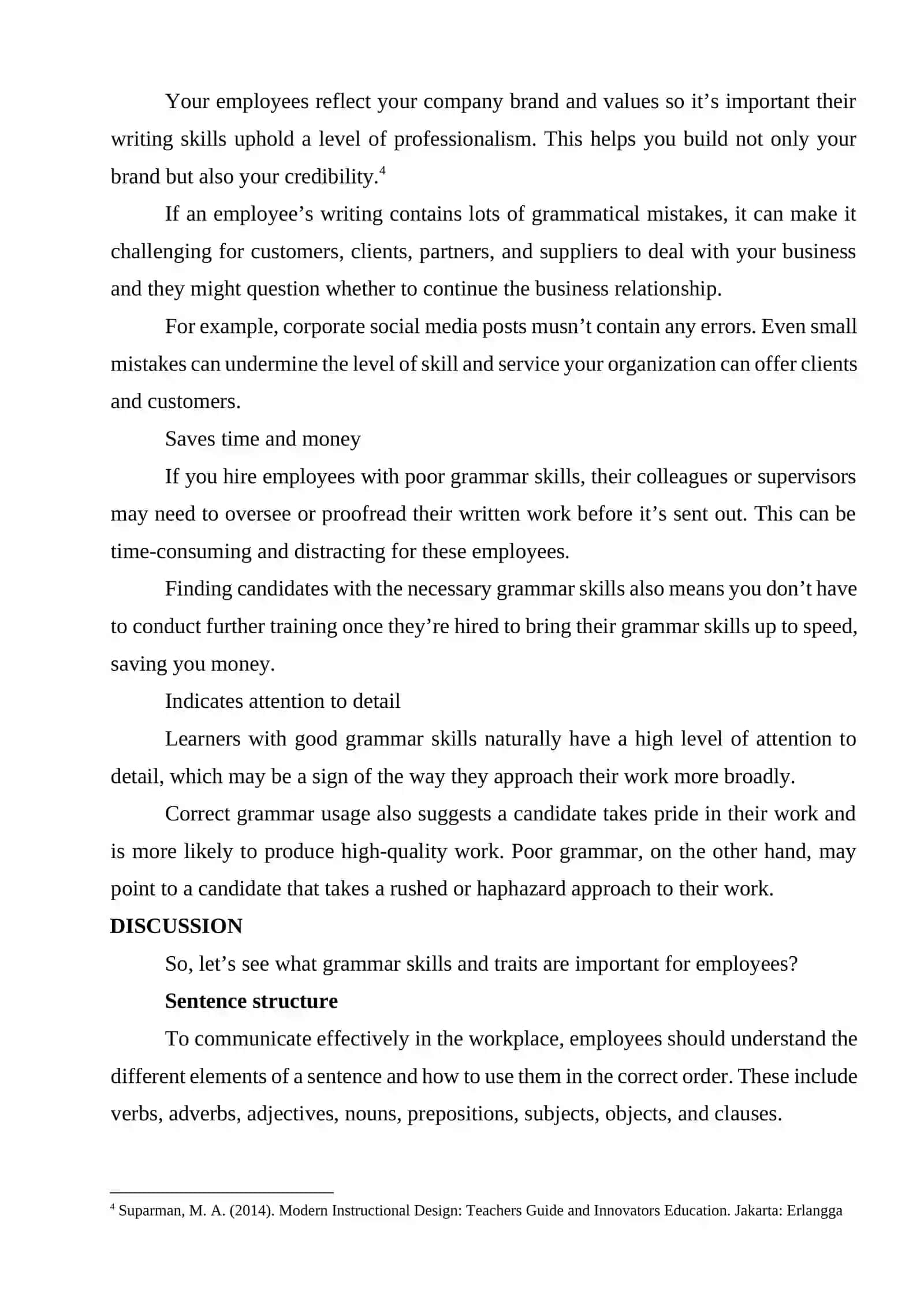 GRAMMAR assessment methods 4