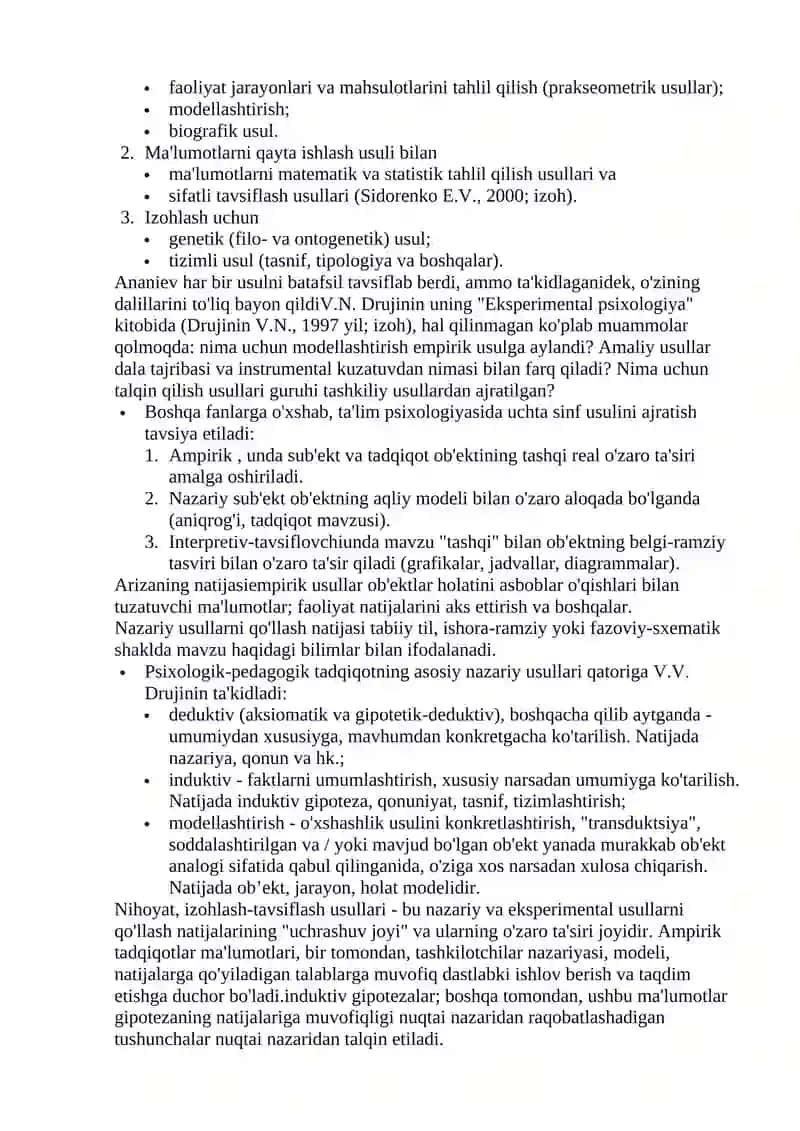 Pedagogik psixologiyaning metodlari 4