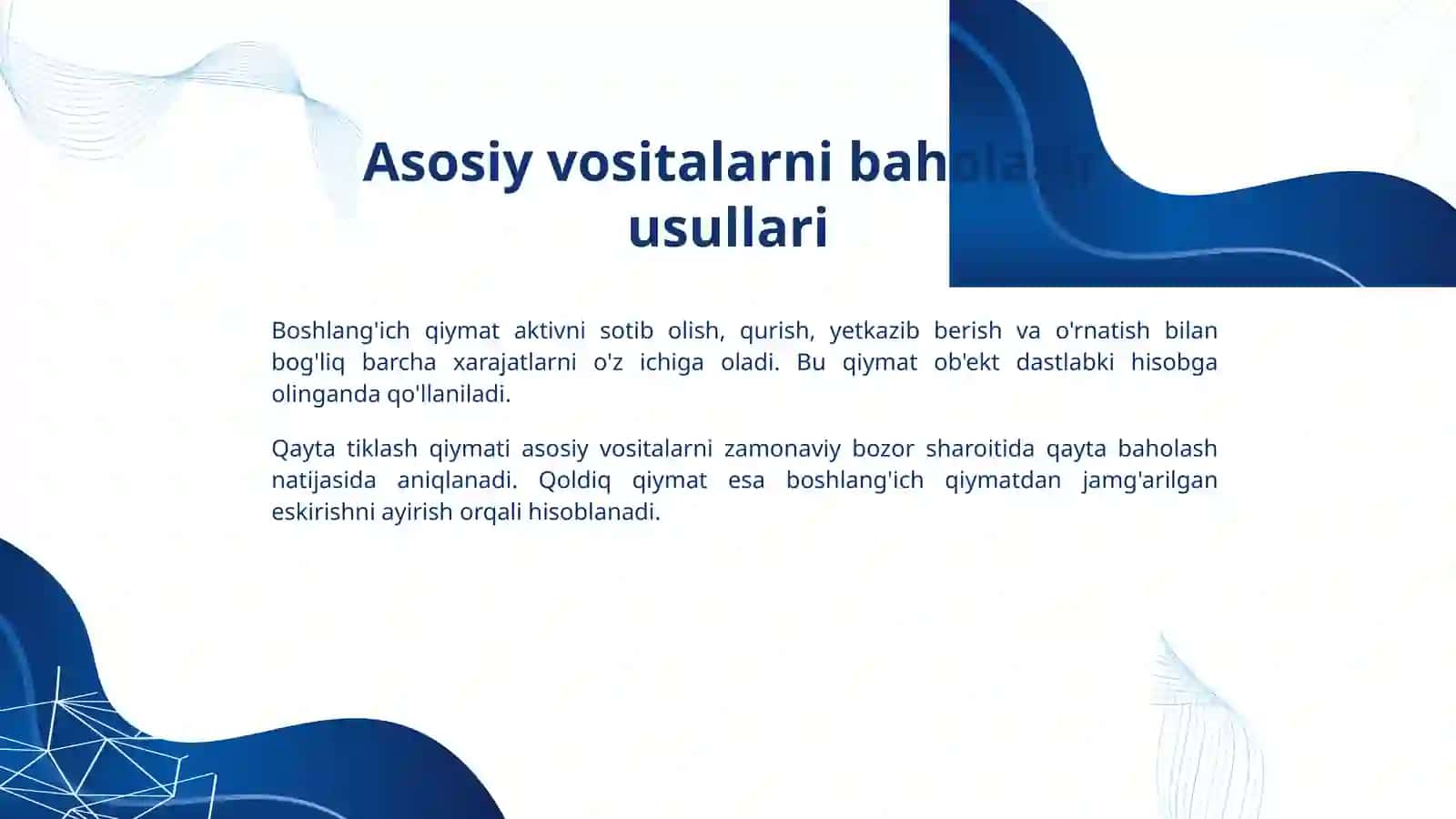 asosiy vositalar hisobi 4