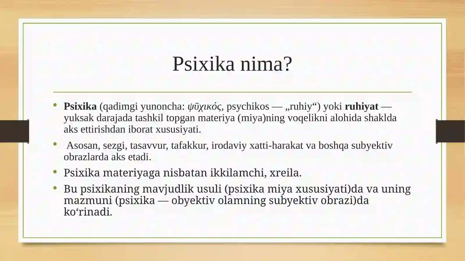 Psixikaning filogenetik taraqqiyoti 4