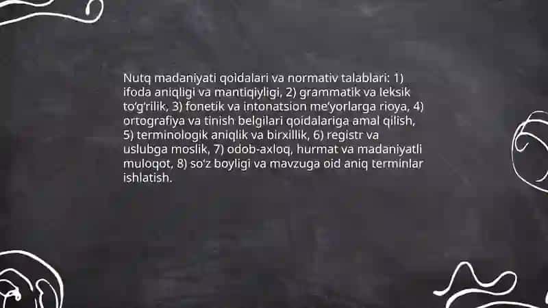 Nutq madaniyati va uslubshunoslik 4