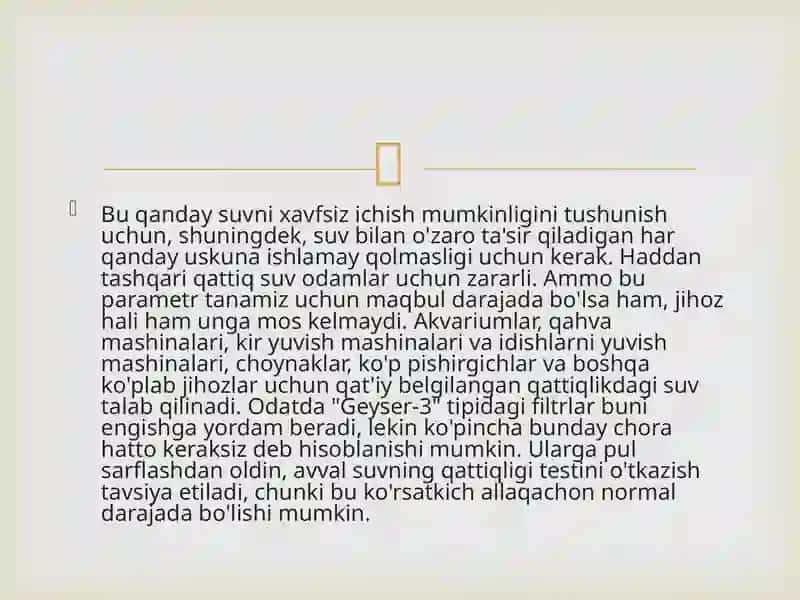 Kompleksometriya usulida ichimlik suvining qattiqligini aniqlash 4