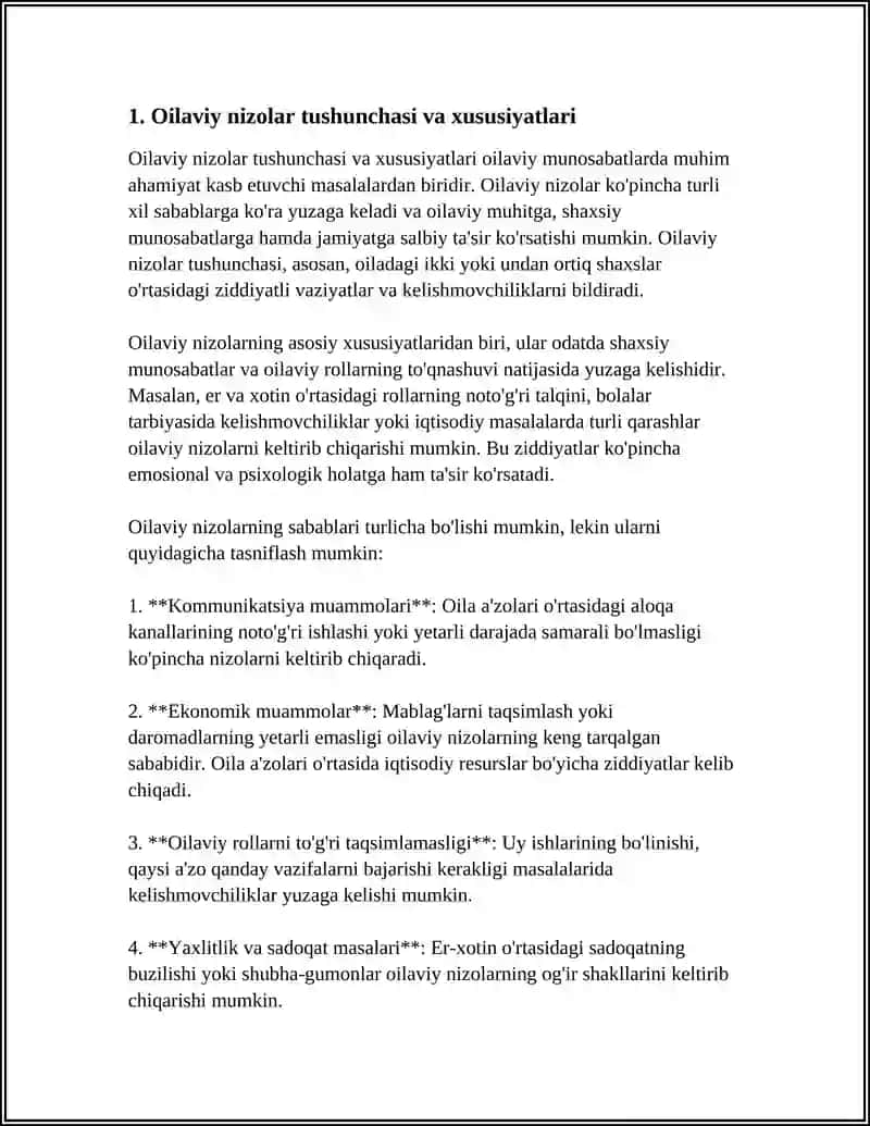 Oilaviy Nizolar va Ularning Turlari 4