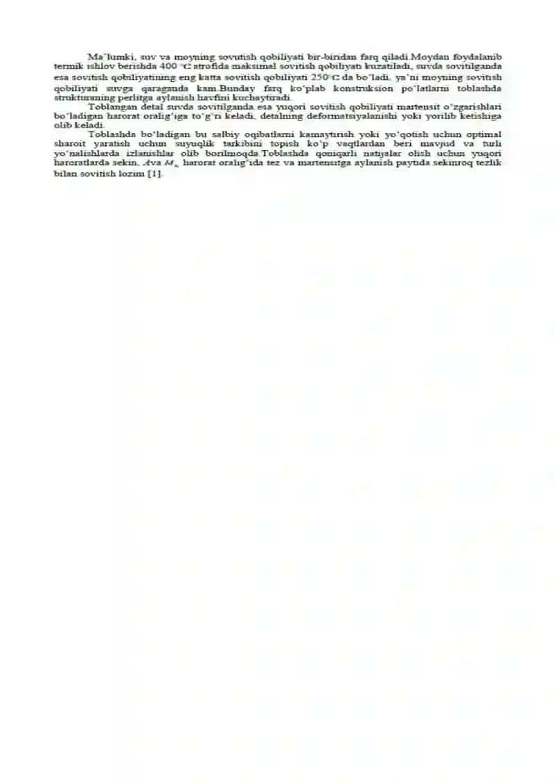 Termik ishlov berish texnologiyalari 4