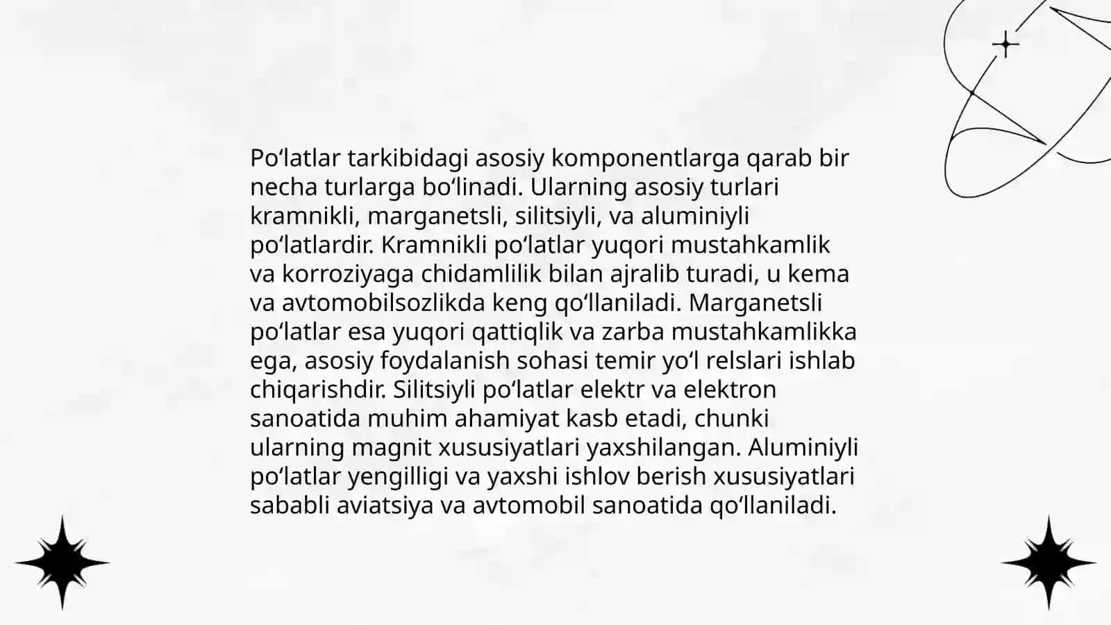 Po'latning xossalari 4