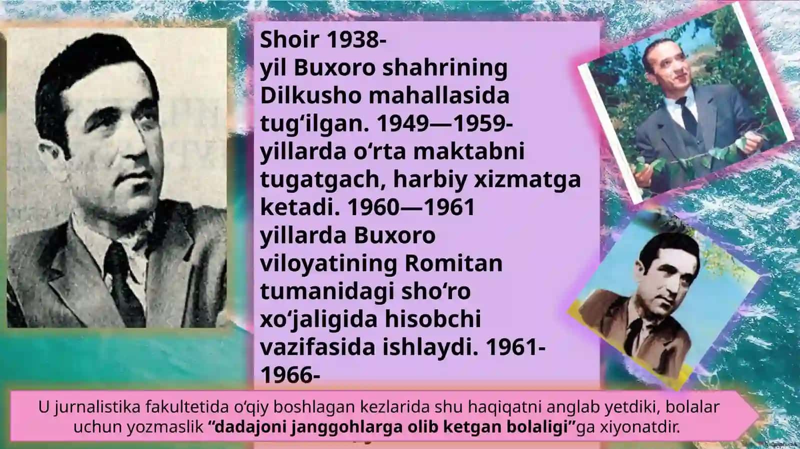 Safar Barnoyev Xolmirzayevich ijodi 4