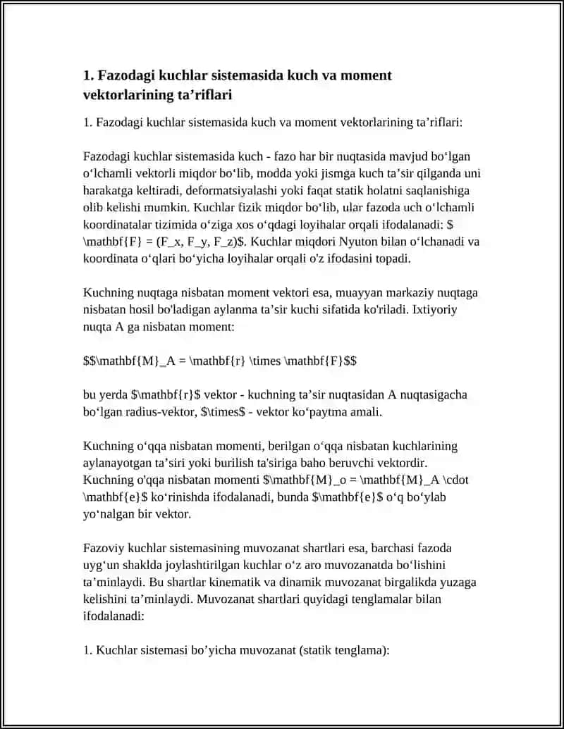 FAZODAGI KUCHLAR SISTEMASI 4