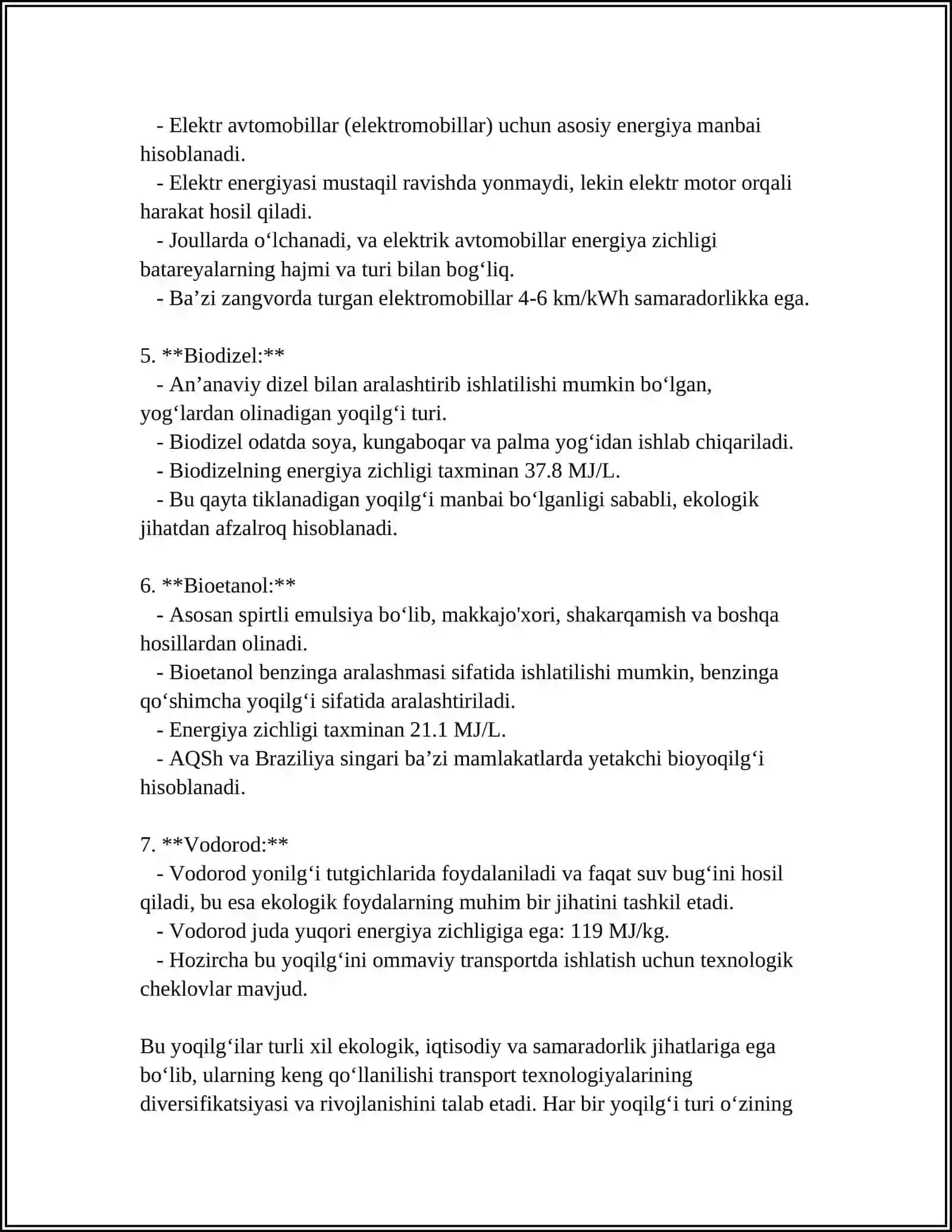 MOTORLI YOQILGʻI 4