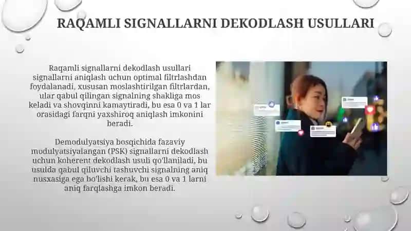 Raqamli signallarni kodlash va dekodlash usullari 4