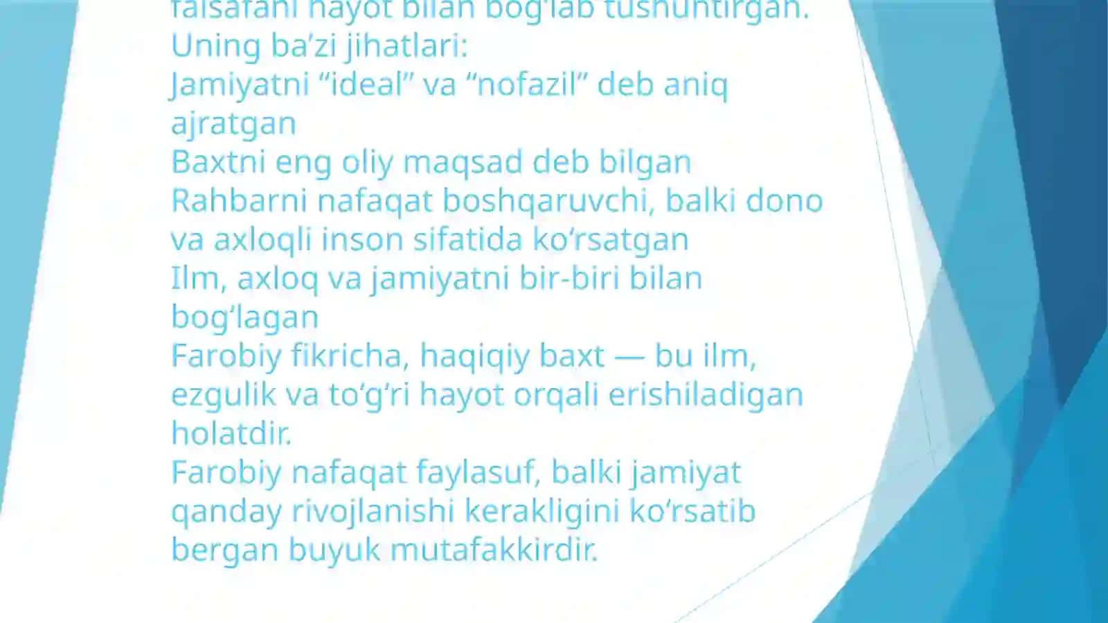 Abu Nasr Forobiyning jamiyat haqidagi falsafiy ta’limoti 4