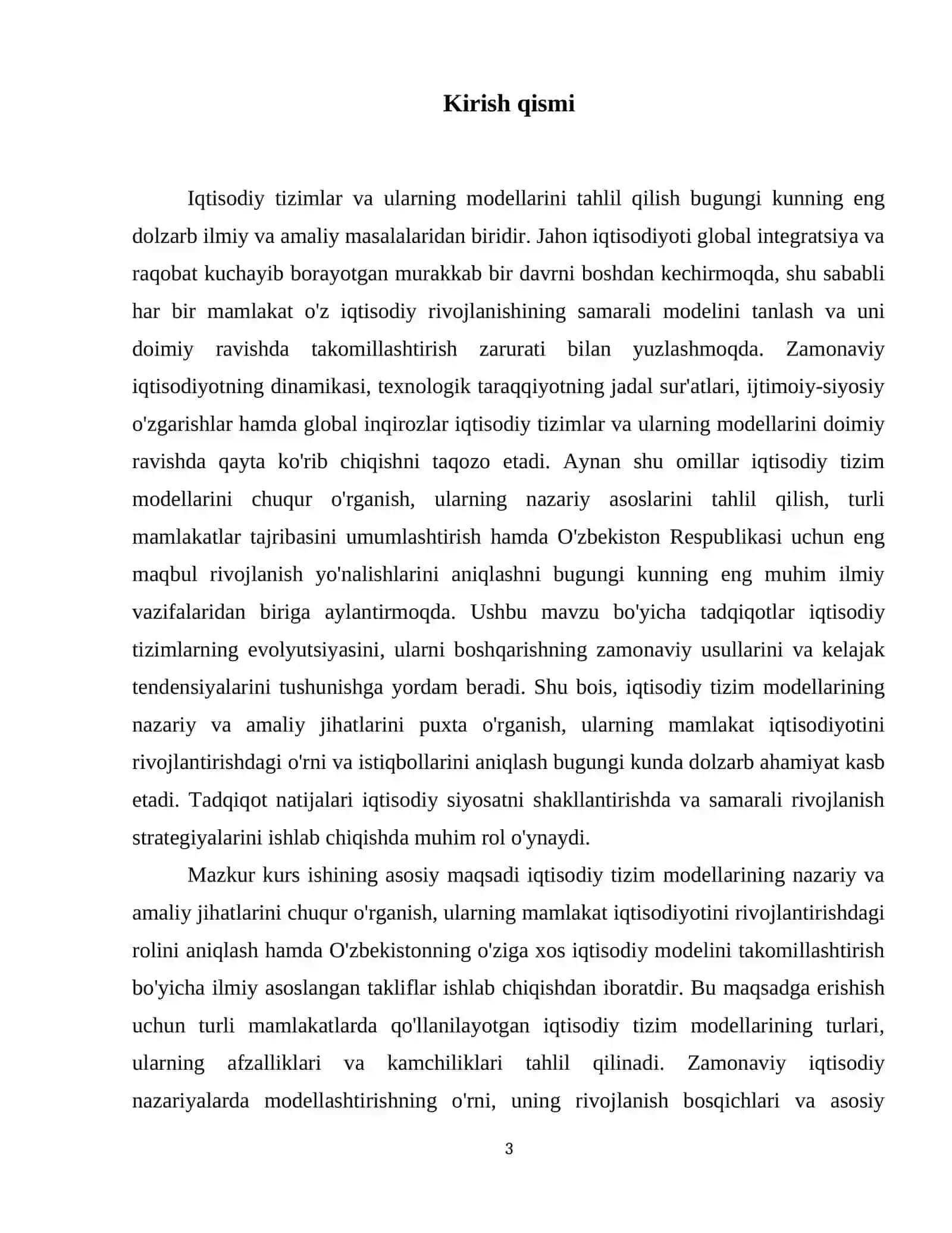 Iqtisodiy tizim modellari 4