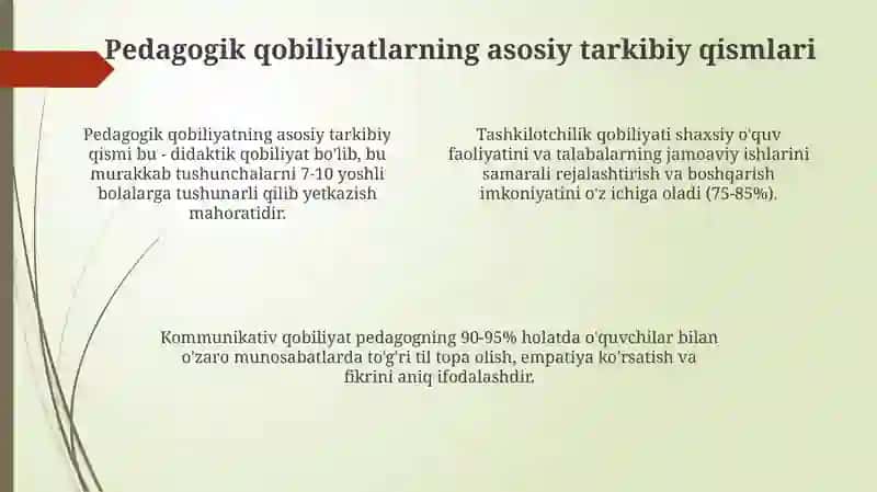 Pedagogik qobiliyat va uning turlari 4