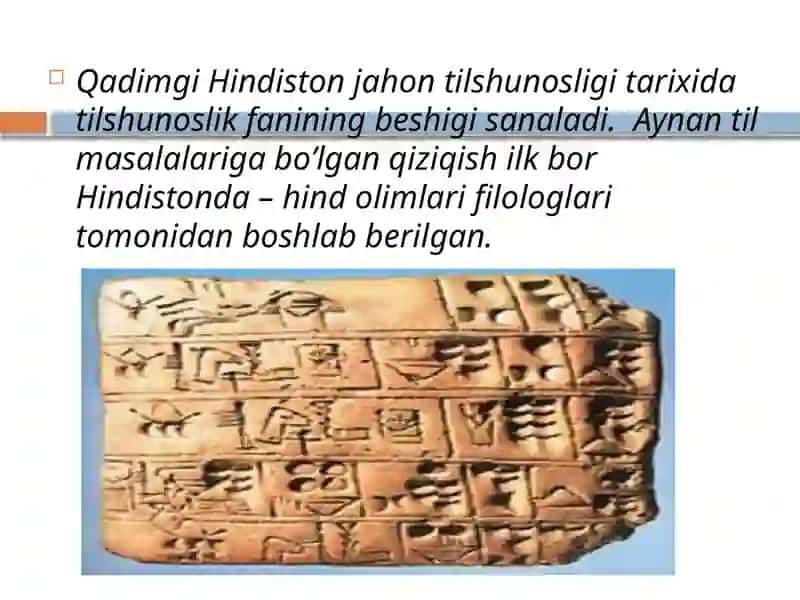 Qadimgi Hind Tilshunosligi 4