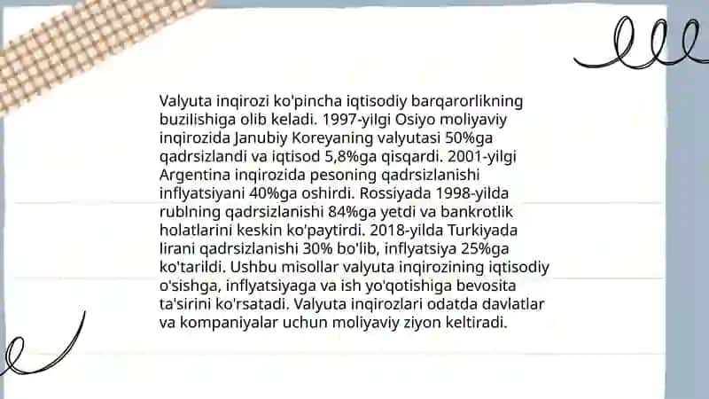 Valyuta inqirozi 4