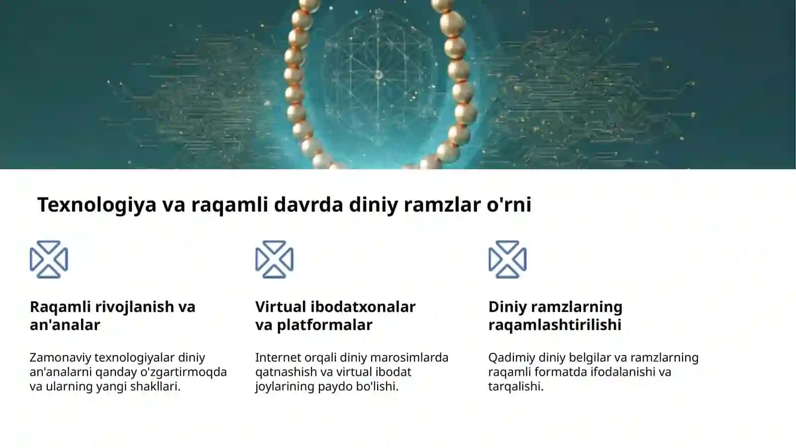 Diniy ramzlar: zamonaviy ko'rinish 4