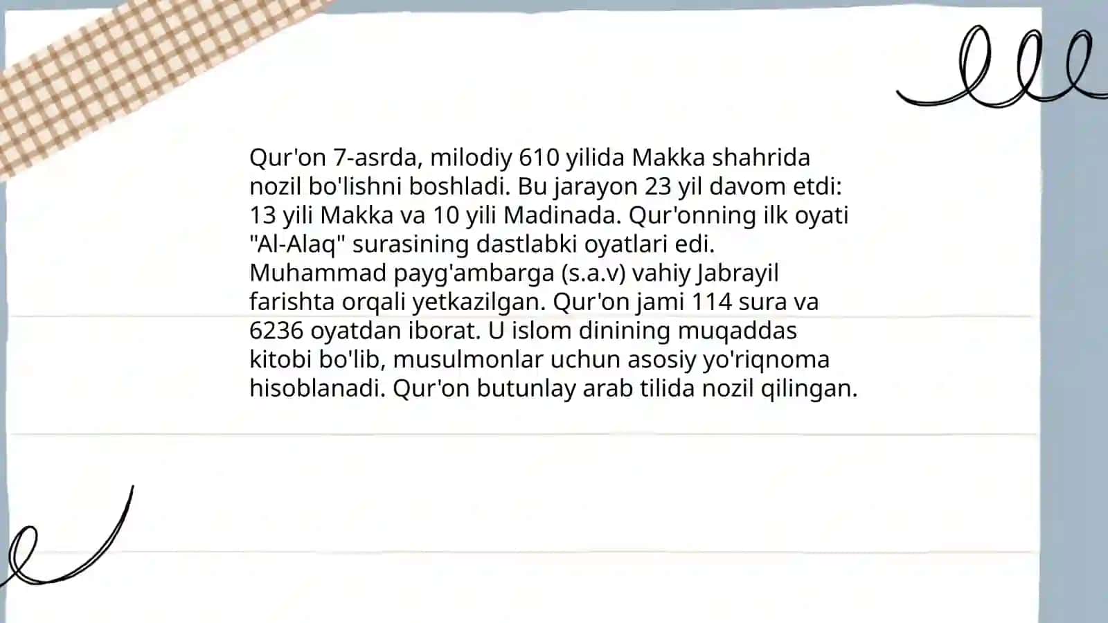 Islom dinining vujudga kelishi 4