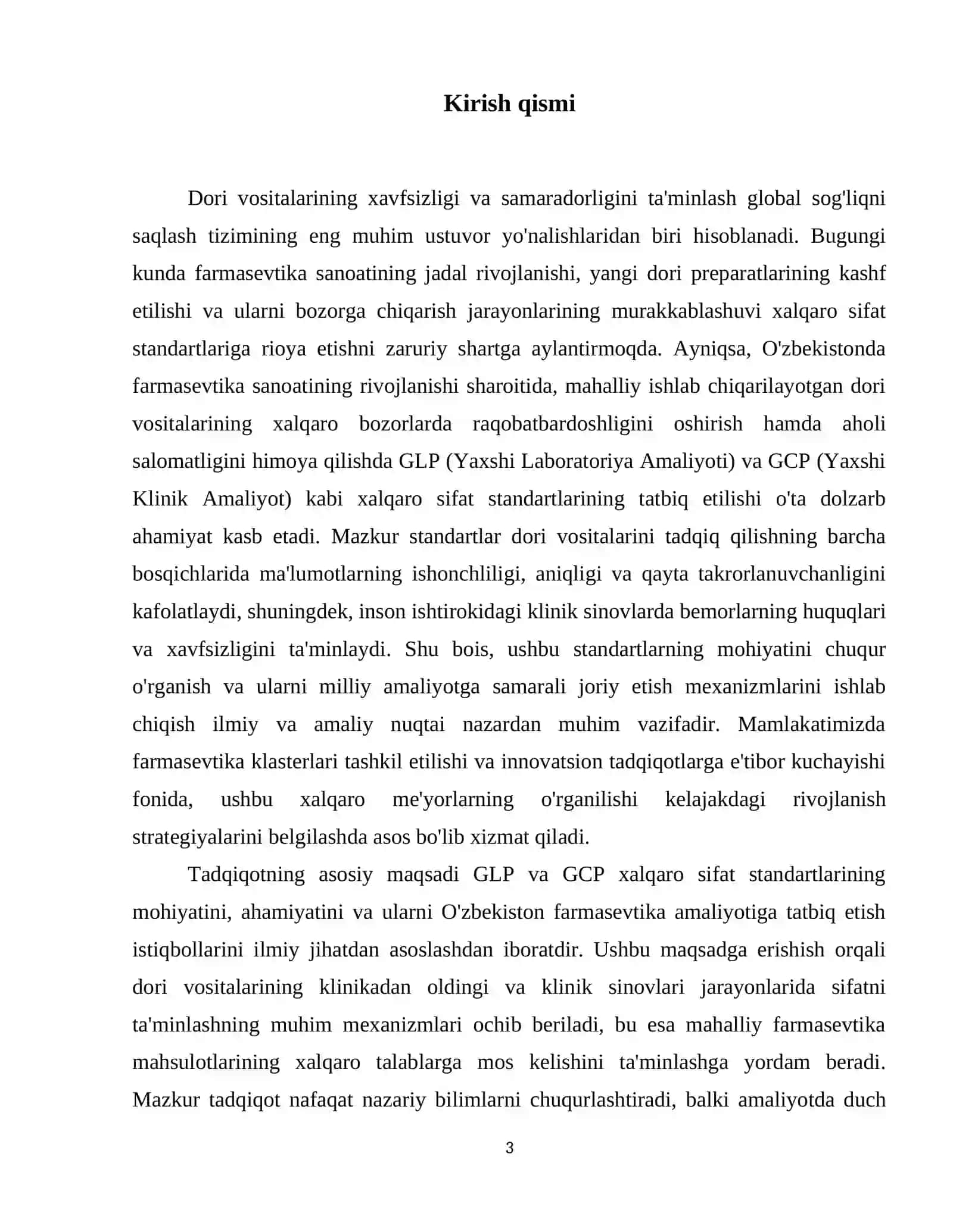GLP,GCP xalqaro sifat standartlari haqida tushuncha va ularning mohiyati . 4