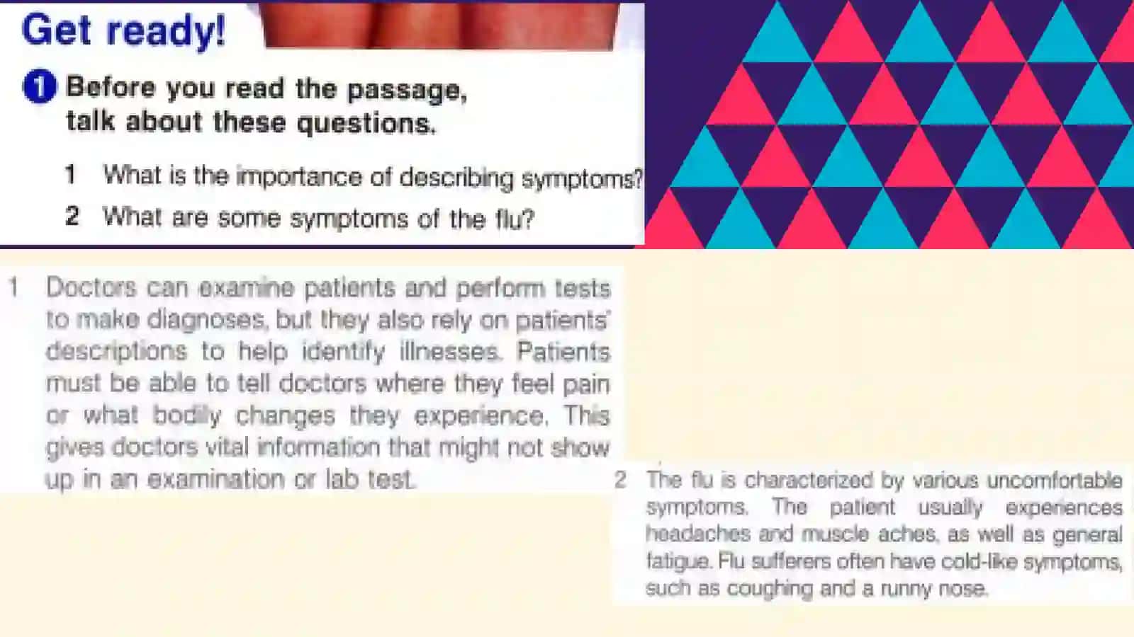 Talking about symptoms 4