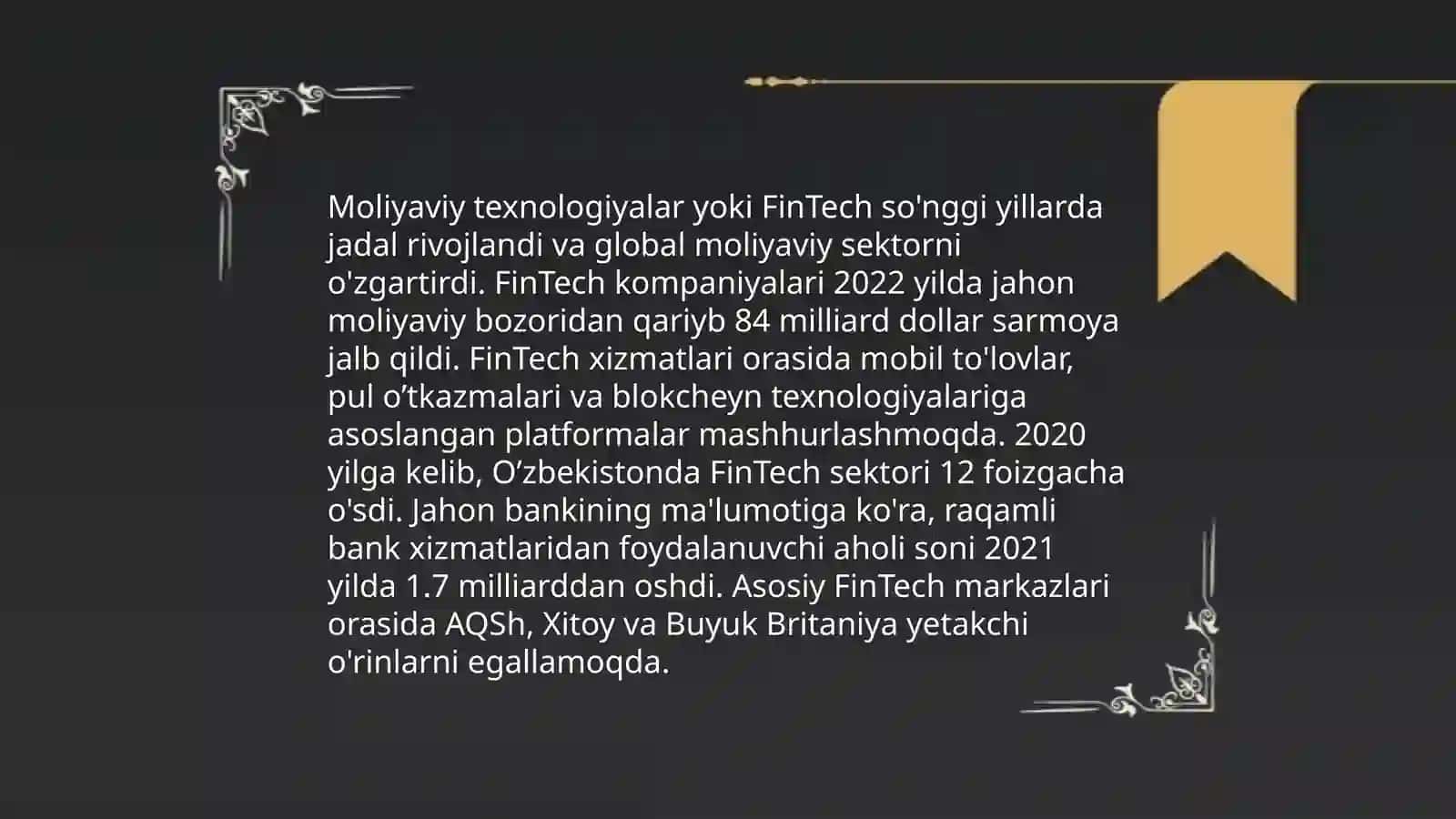 Raqamli texnalogiyalarning qoʻllanish sohalari 4