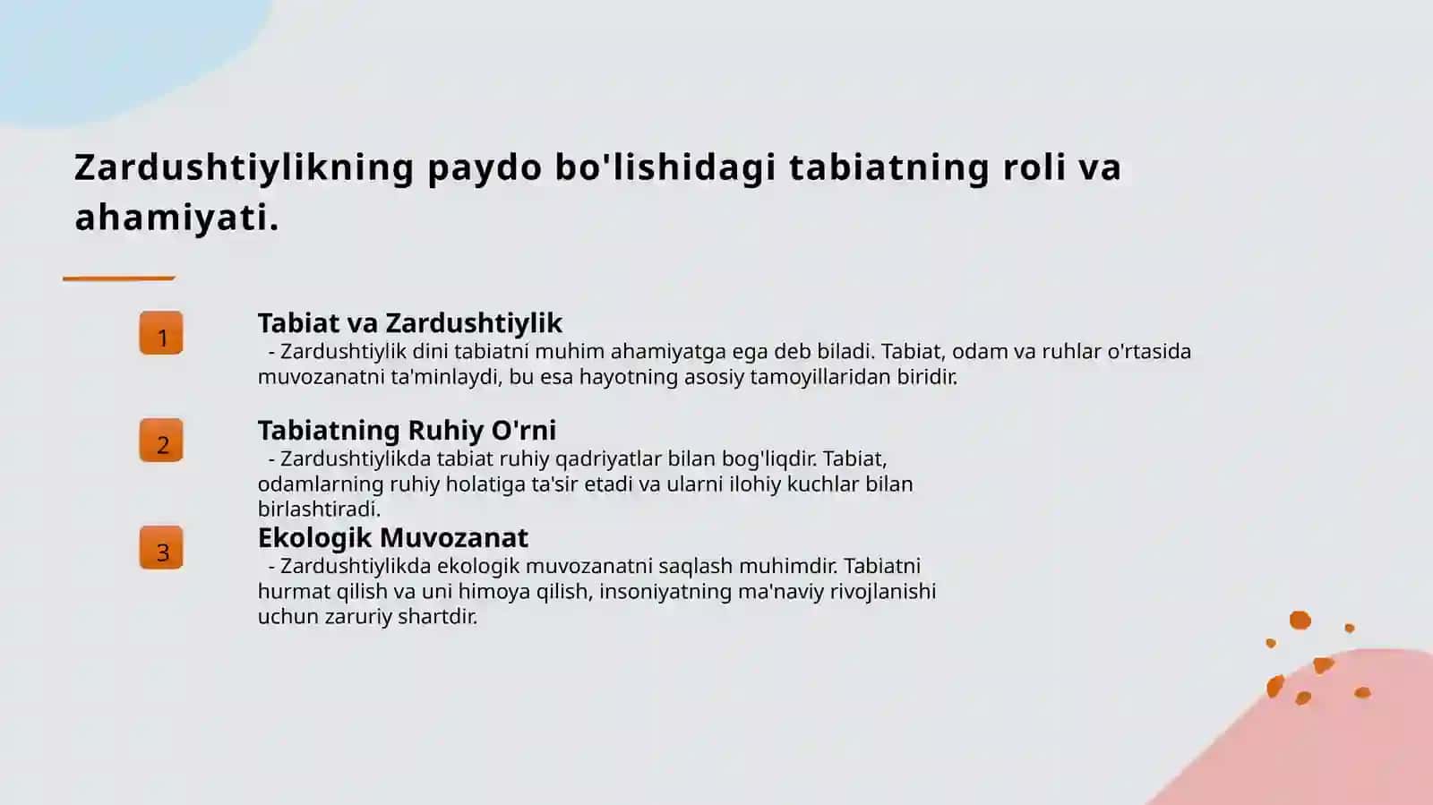 Zardushtiylik tabiatning ulugʻlanishi 4
