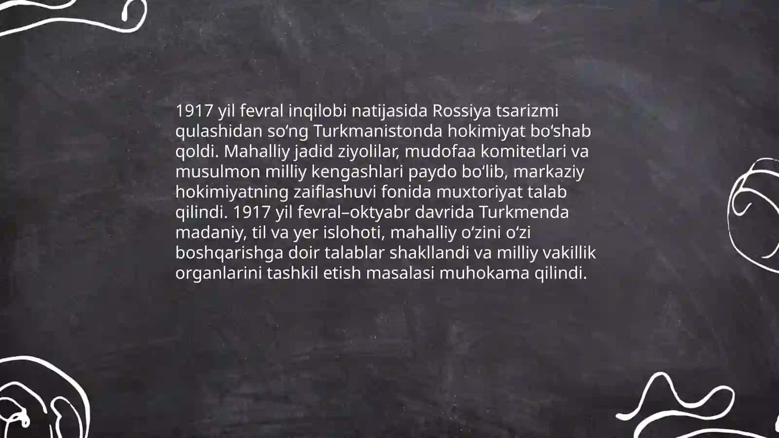 Turkmaniston muxtoriyati tarixi 4