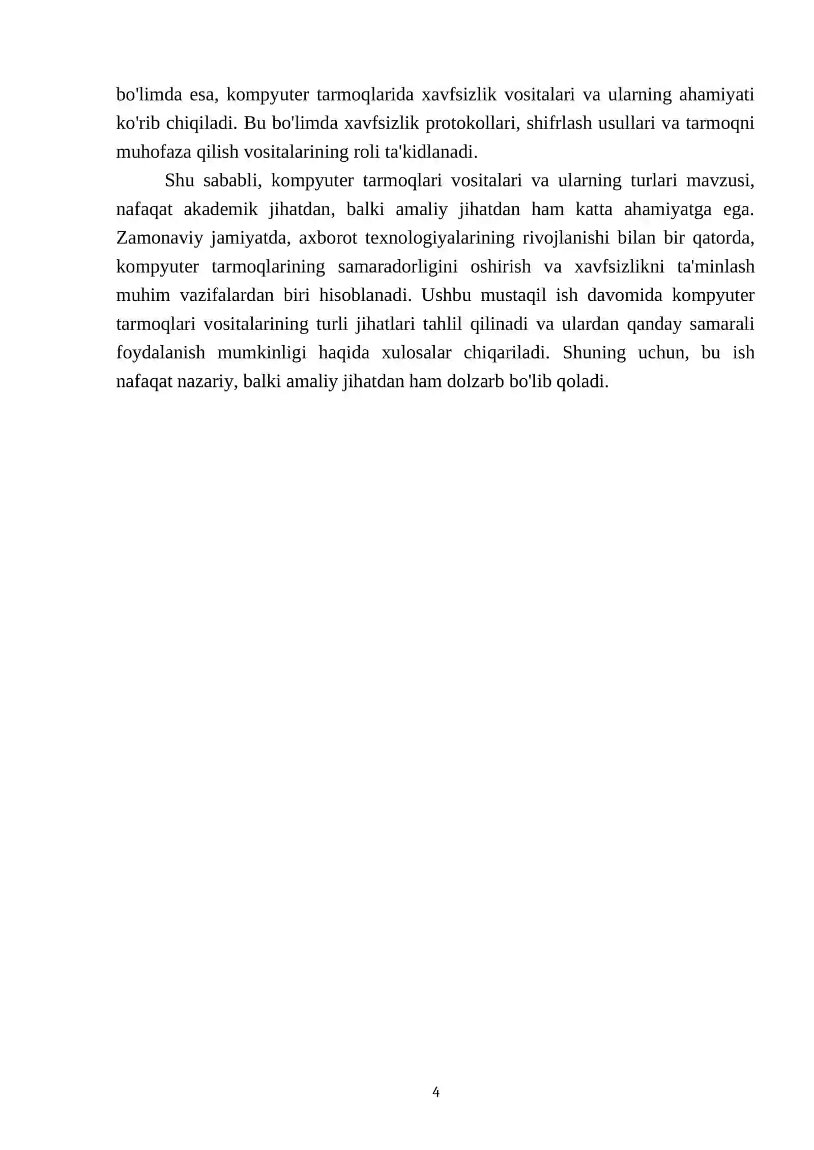 Kompyuter tarmoqlari vositalari va ularning turlari 4