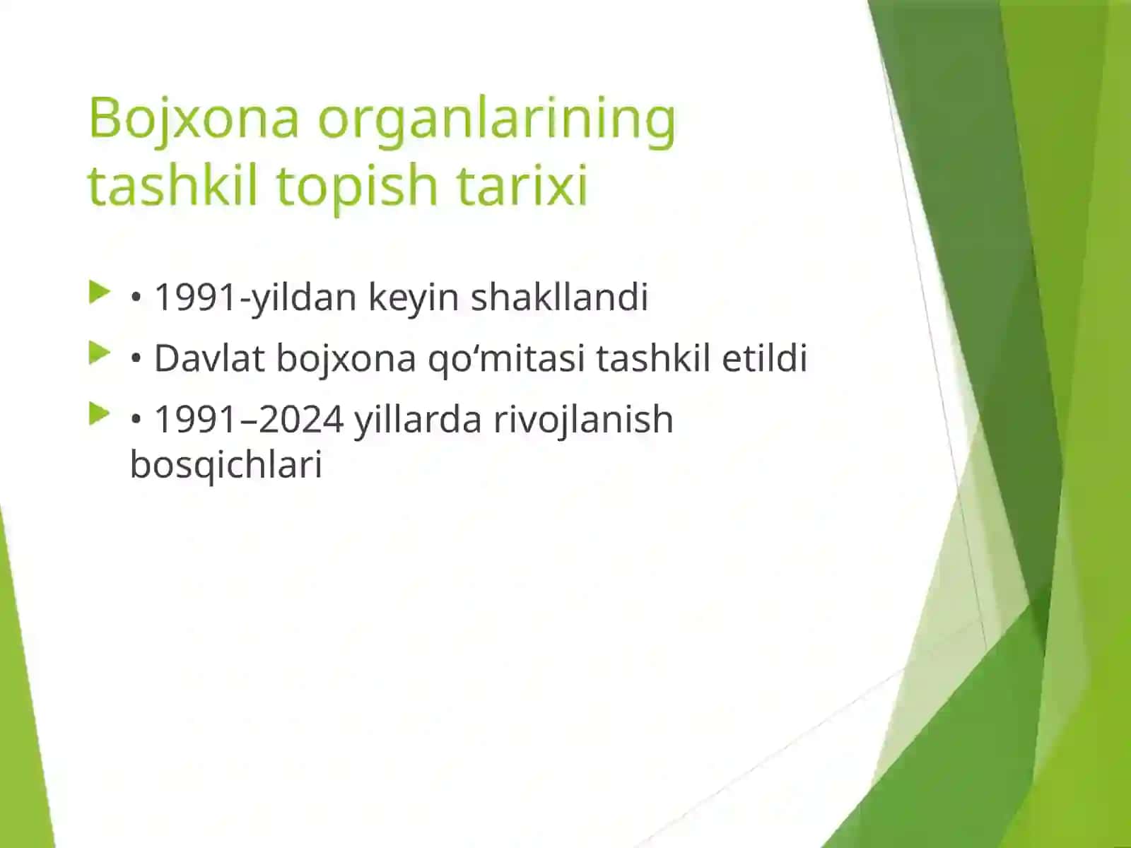 Bojxona organlari faoliyatining asosiy yoʻnalishlari 4