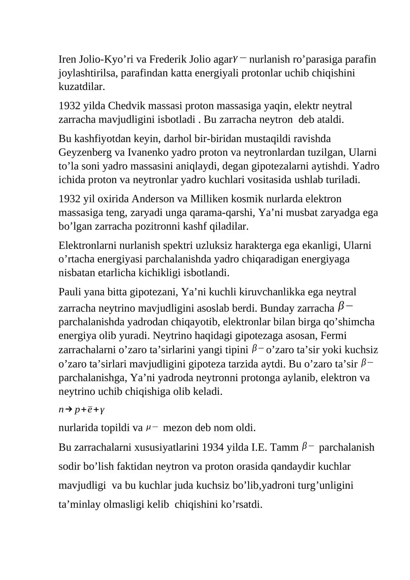 Yadro kuchlar.Yadroviy kuchlarning xususiyatlari 4