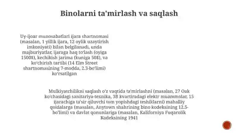 Ijara shartnomalari va uzaytirishlar 4