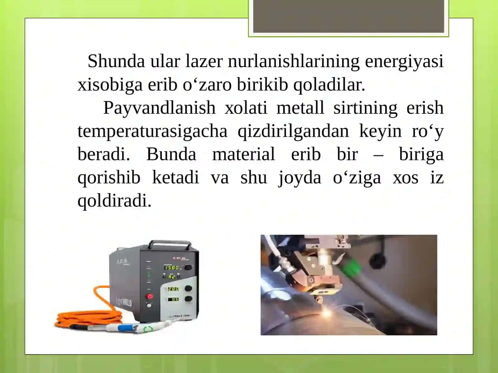 Lаzеr bilan pаyvаndlаsh 4
