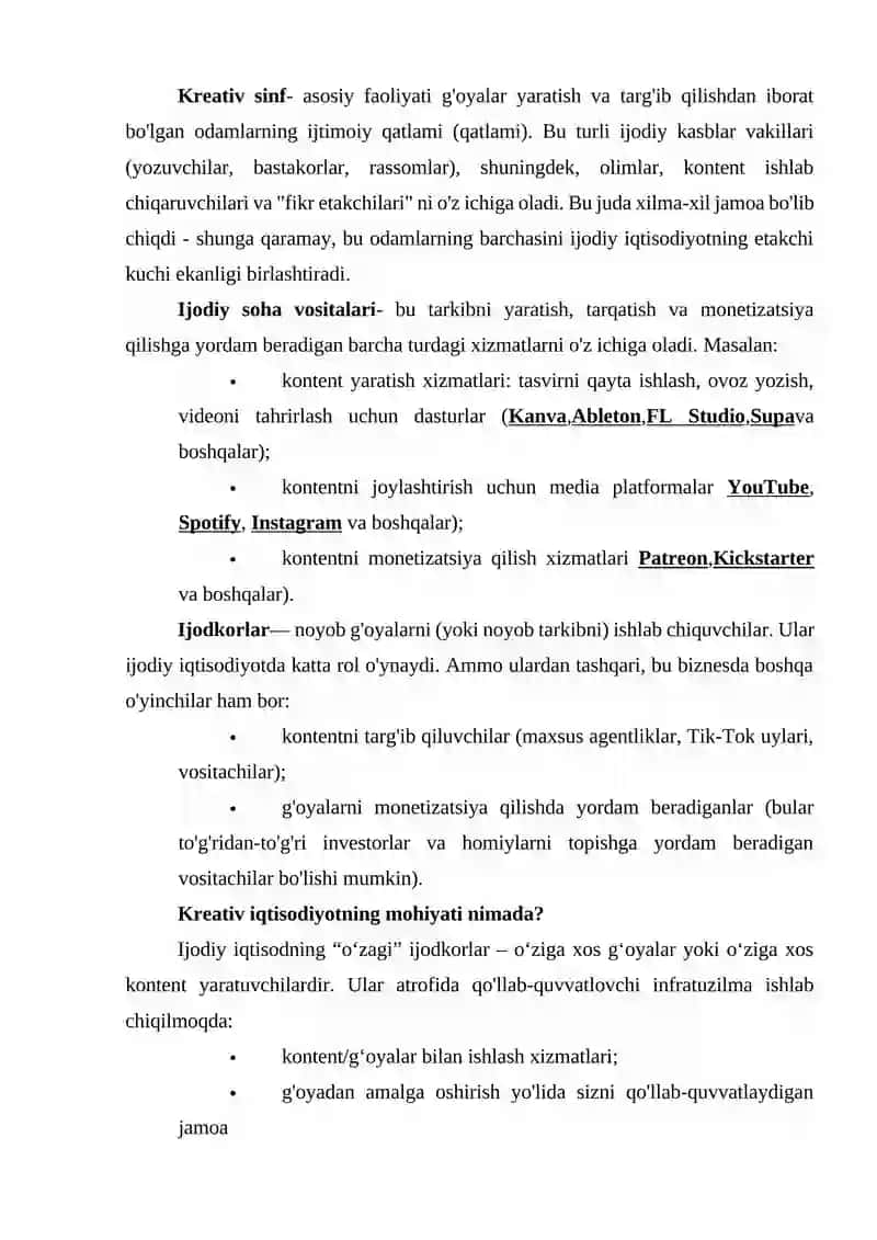 Kreativ iqtisodiyot 4