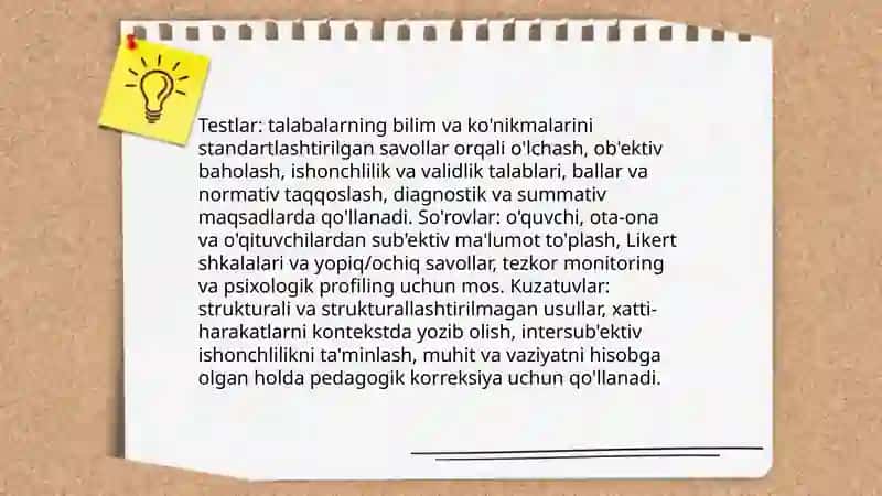Pedagogik diagnostika va pedagogik korrektsiya 4