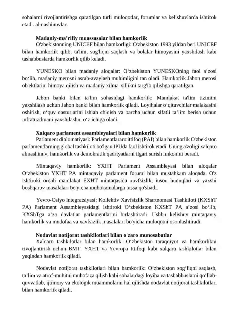 BMT va uning ixtisoslashgan idoralari bilan hamkorlik 4