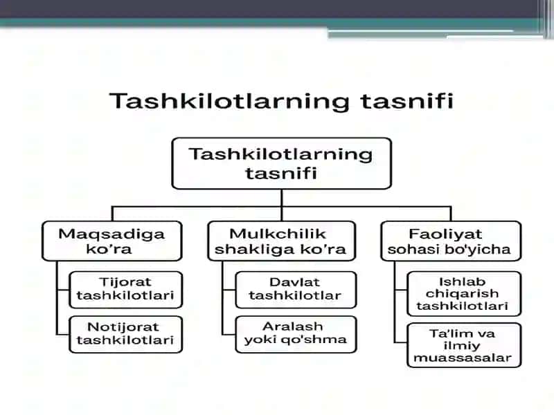 Tashkilotlar va ularni boshqarish 4