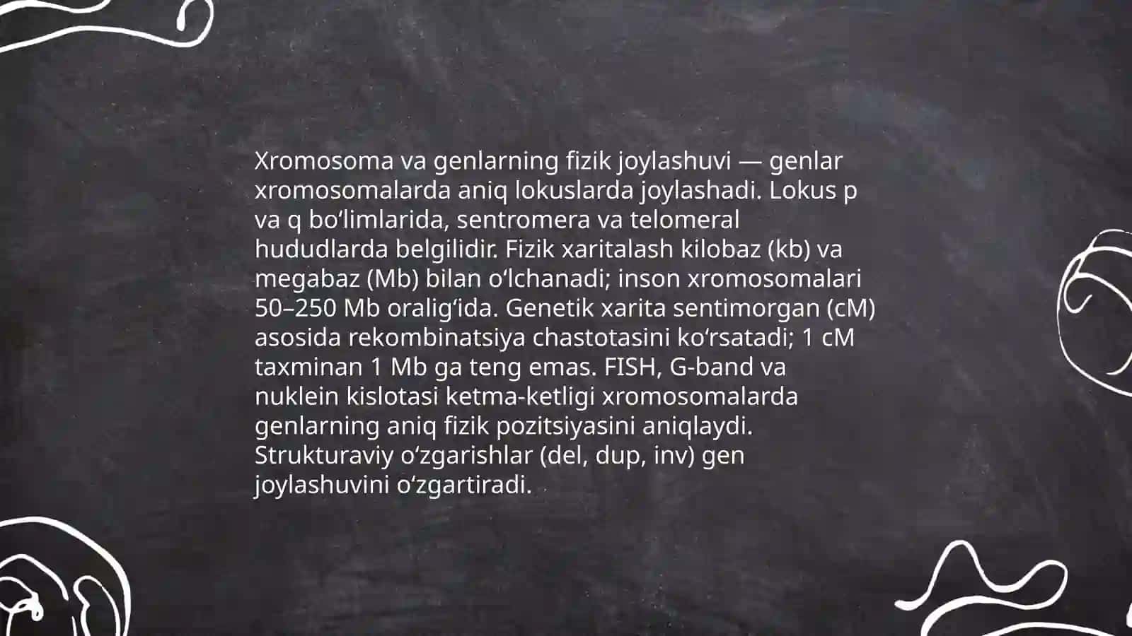 Irsiyatning xromosoma nazariyasi 4
